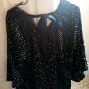 🖤POLKA DOT FLOUNSY BLOUSE🖤